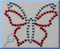 Aufbügelmotiv Schmetterling