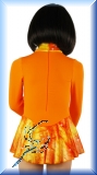 Warmes Kürkleid aus Fleece mit Glitzersamt