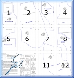 Kürkleider Download-Schnittmuster Gr. 116 - 158