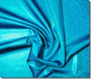 Glitzerlycra türkis - bi-elastisch