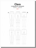 Schnittmuster CLARA hochtaillierte Leggings