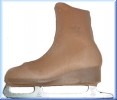 Lycra Schuhüberzieher, skin / schwarz/ weiß